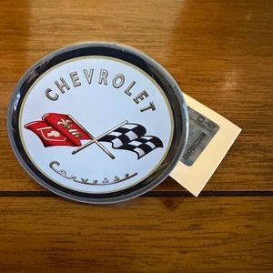 Chevy Corvette Decorative Cabinet Knobs "Chevrolet Corvette" by Open Roads NWT